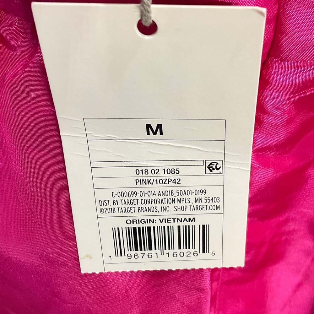 Elegant Pink Satin Ruffle Layered Party Top (R) - Picture 4 of 7